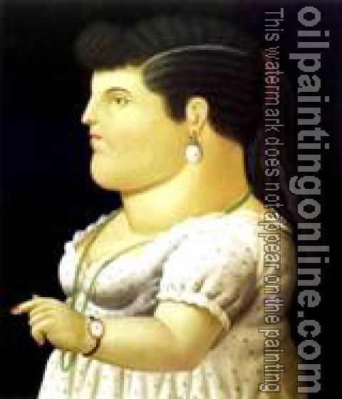 Botero, Fernando - Abstract oil painting.